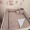 M Set Wickelauflage Waffelpique Dunkelbeige - The Present Company