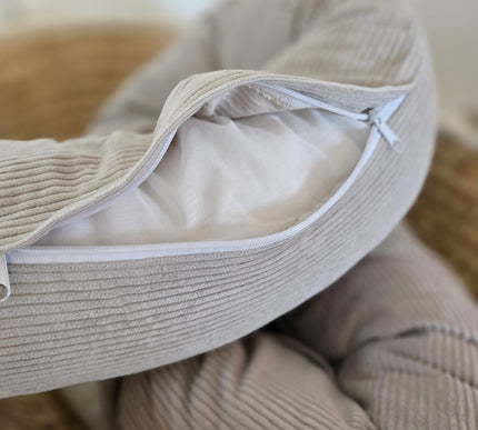 XXL MAXI Bettschlange Cord - The Present Company - Maxi Bettschlange, XXL Bettschnecke mit Bezug