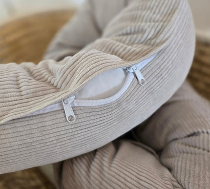 XXL MAXI Bettschlange Cord - The Present Company - Maxi Bettschlange, XXL Bettschnecke mit Bezug