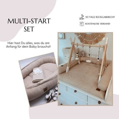 Multi Start Set Waffelpique - The Present Company