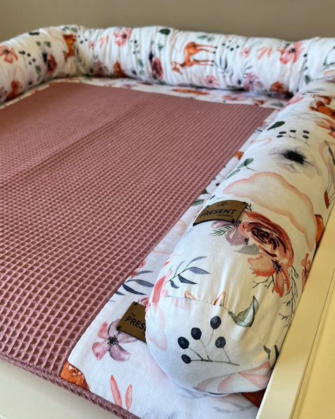 S Set Wickelauflage Druck Bambi Altrosa - The Present Company