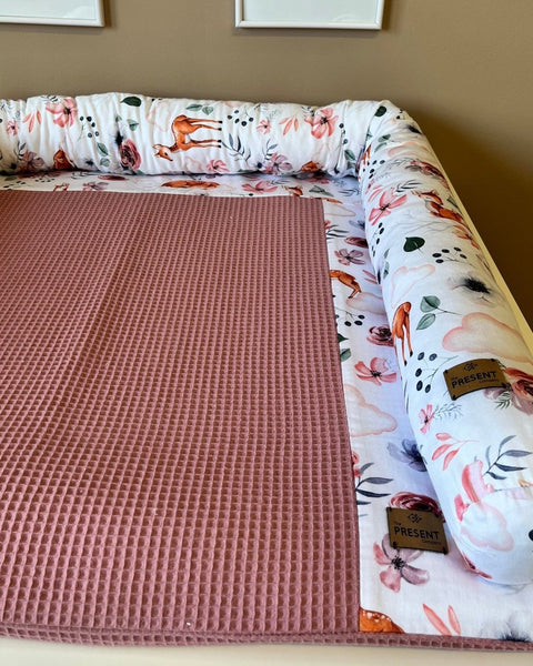 S Set Wickelauflage Druck Bambi Altrosa - The Present Company