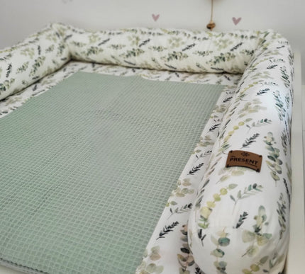 S Set Wickelauflage Druck Eukalyptus - The Present Company