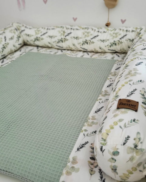 S Set Wickelauflage Druck Eukalyptus - The Present Company