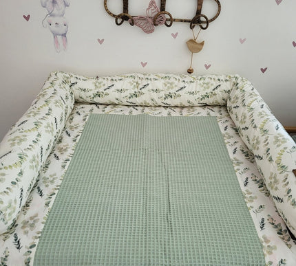 S Set Wickelauflage Druck Eukalyptus - The Present Company