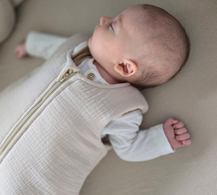Schlafsack aus Musselin Beige - The Present Company