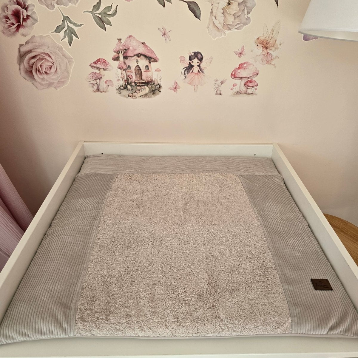 Wickelauflage mit abnehmbarem Bezug Cord Hellbeige - The Present Company