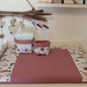 Wickelauflage mit abnehmbarem Bezug Druck BAMBI Altrosa - The Present Company