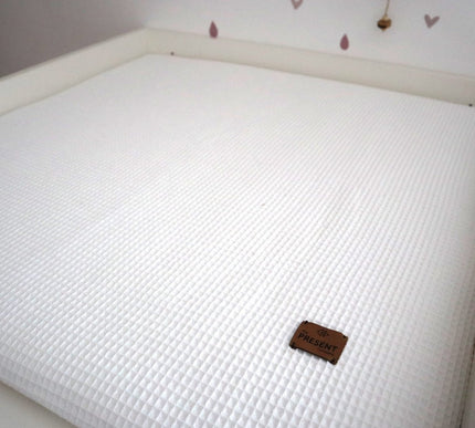 Wickelauflage mit abnehmbarem Bezug komplett Waffelpique - The Present Company