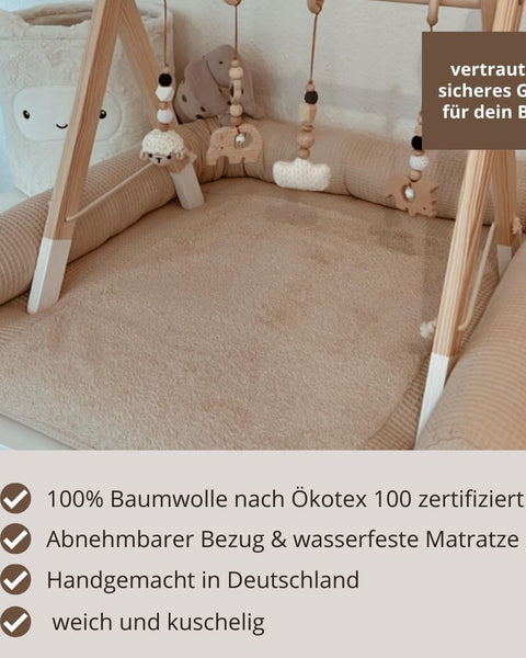 Wickelauflage - abnehmbarer Bezug Waffelpiqué - The Present Company