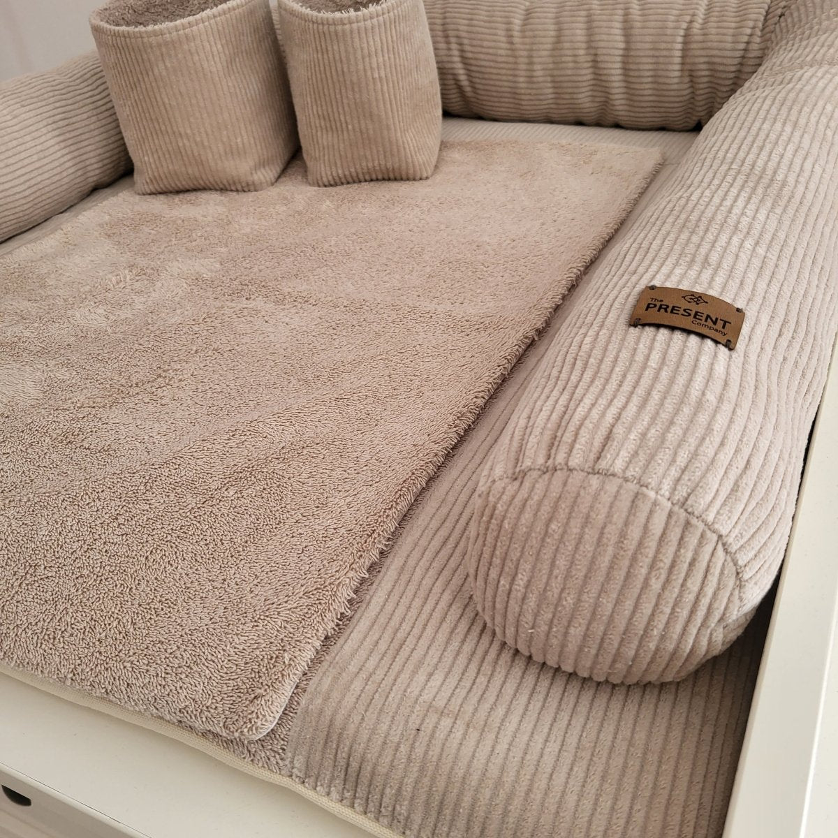 Wickeltischumrandung Cord Hellbeige - The Present Company