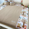 Wickelauflage mit abnehmbarem Bezug Druck Waldtiere - The Present Company