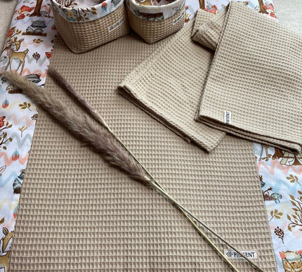 Wickelauflage mit abnehmbarem Bezug Druck Waldtiere - The Present Company